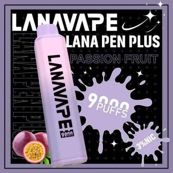 LANA-PEN-PLUS-9000口一次性電子煙-百香果